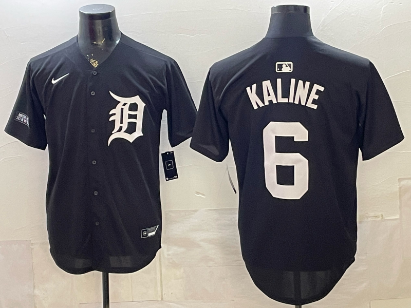 Men Detroit Tigers #6 Kaline black Nike 2026 MLB Jersey 0518001